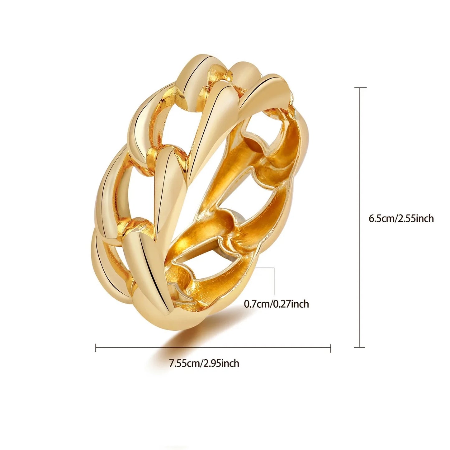 Vintage Chunky Irregular Cuff Bracelet – Gold & Silver Plated Smooth Metal Bangle for Women & Men