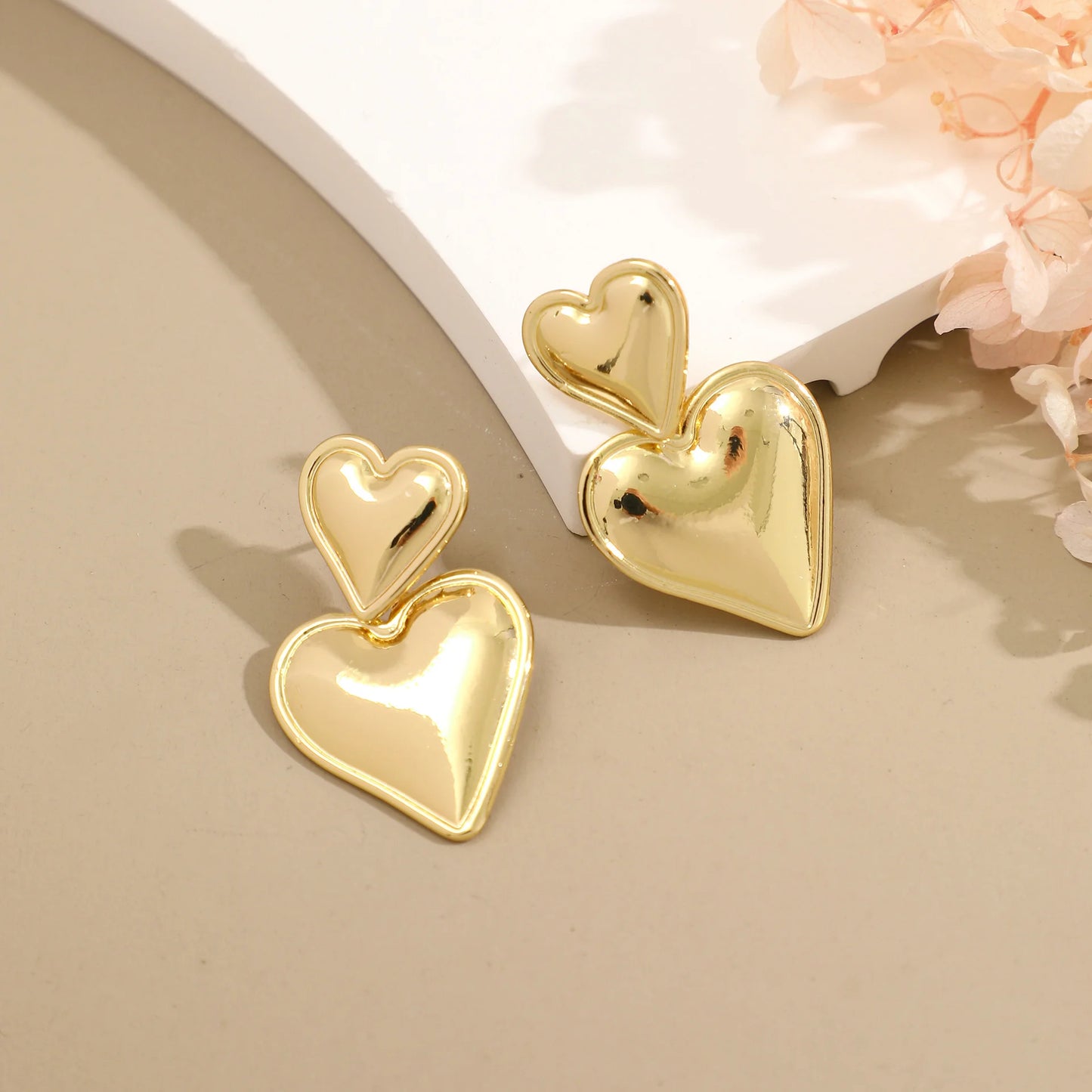 French Style Geometric Drop Earrings – Trendy Statement Jewelry for Women