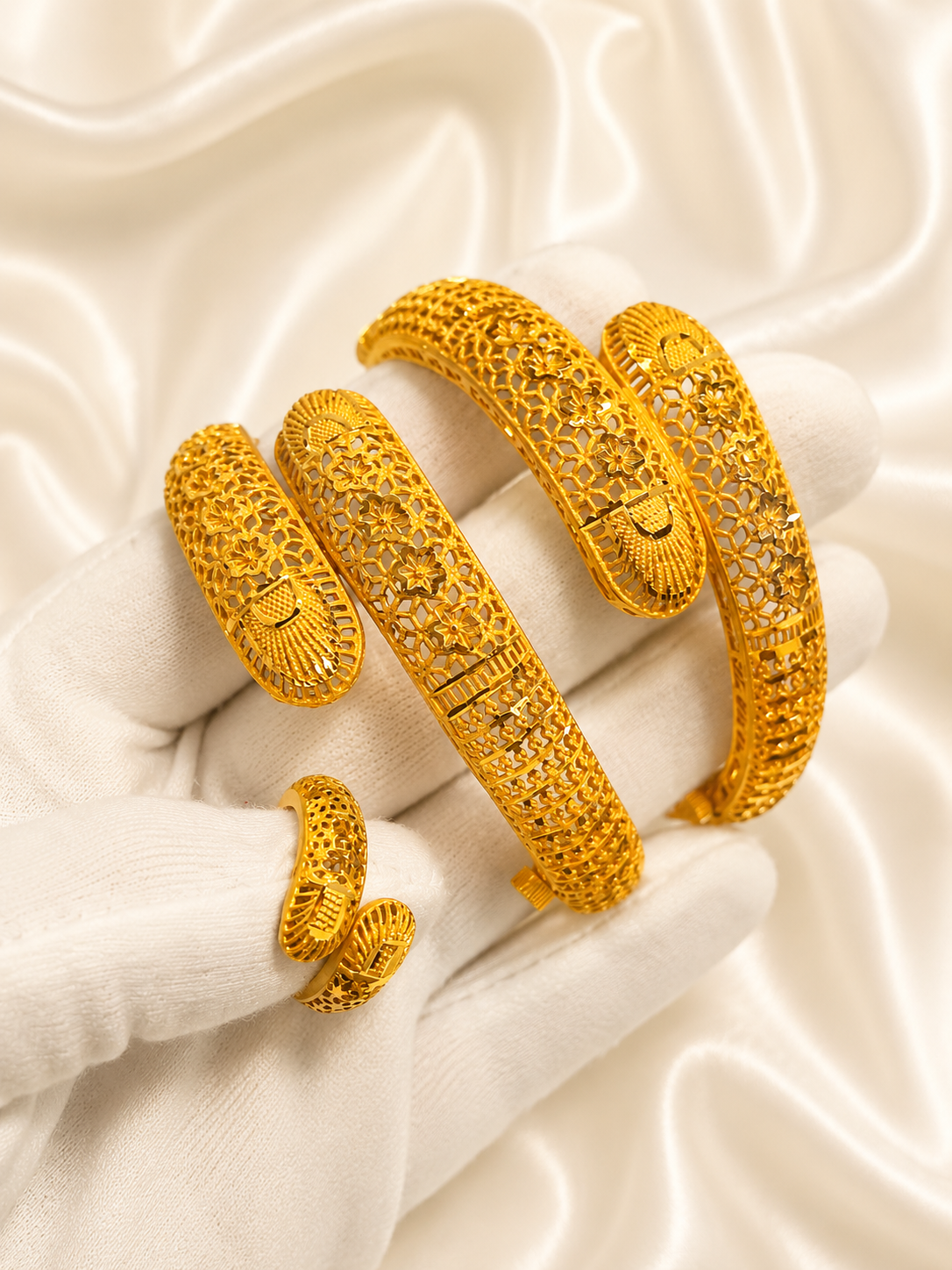 1 gram gold plated bracelets for African diaspora women