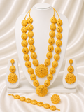 Collier 0082 – Collier plastron de mariée plaqué or