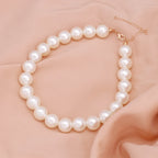 Collier ras du cou classique en perles d'imitation pour femme – Élégant collier de perles pour mariée et mariage