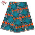 Elariah Ankara Wax Print Fabric – 6 Yards African Batik Polyester Material for Dresses, Sewing & Occasion Wear