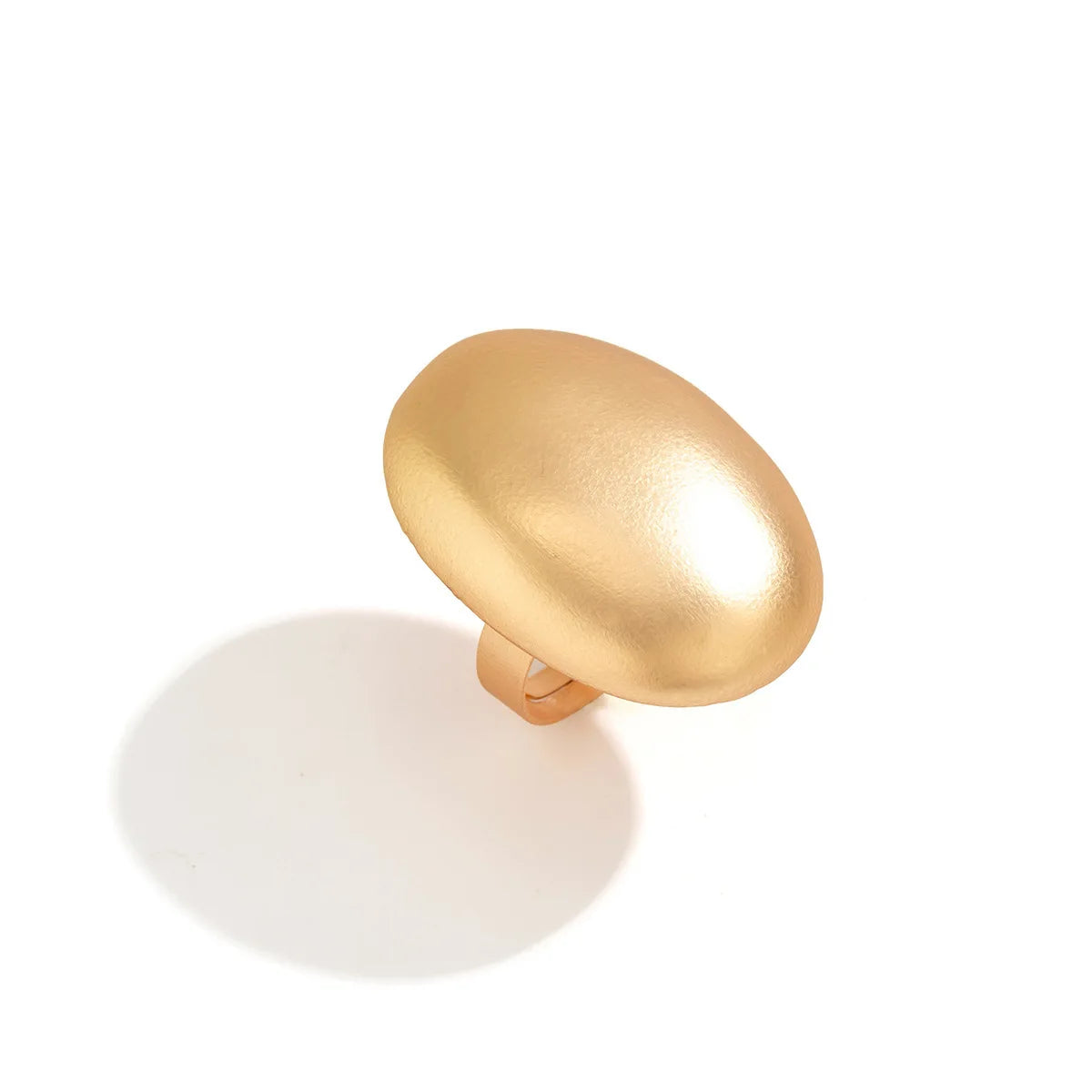 Vintage Chunky Irregular Cuff Bracelet – Gold & Silver Plated Smooth Metal Bangle for Women & Men