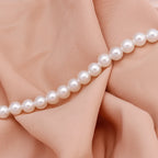 Collier ras du cou classique en perles d'imitation pour femme – Élégant collier de perles pour mariée et mariage