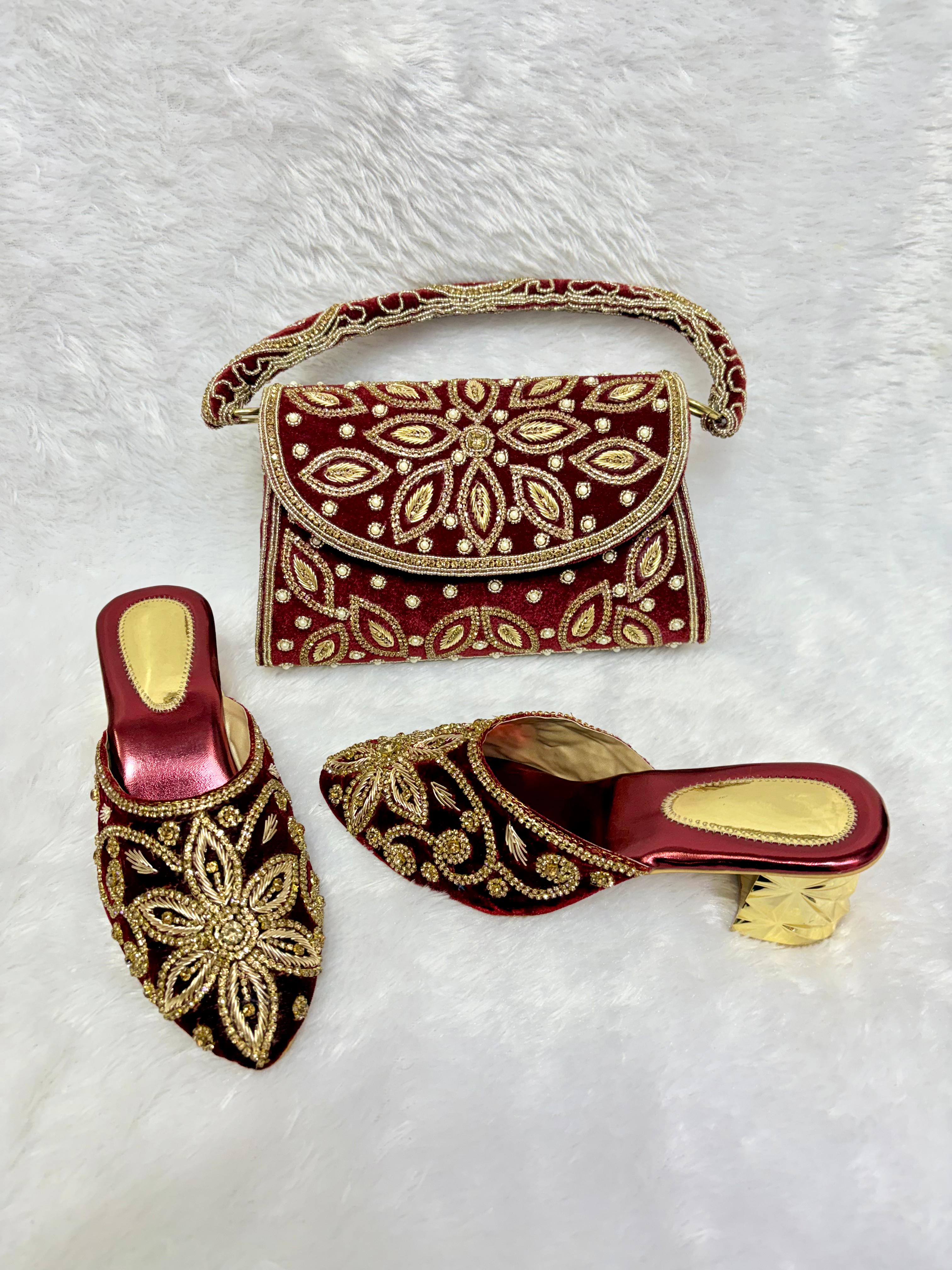 Conjunto de tacón y bolso 0003