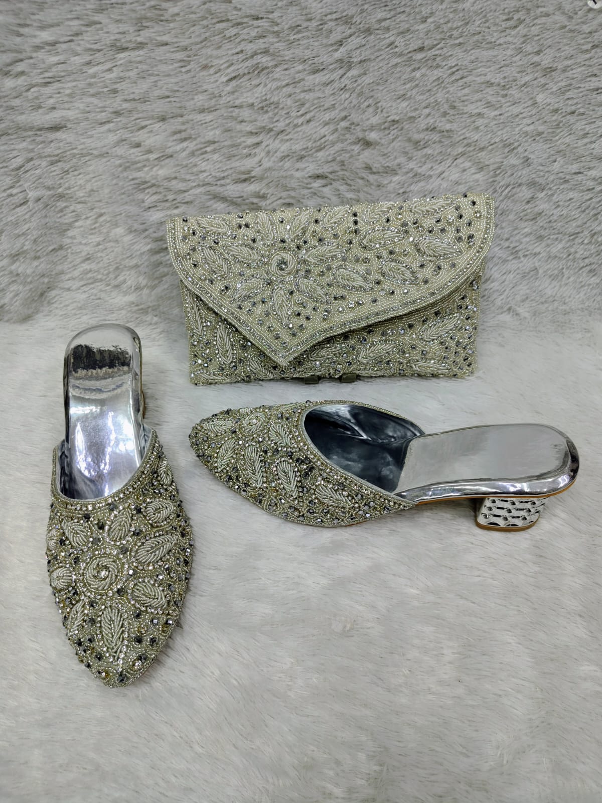 Conjunto de tacón y bolso 0005