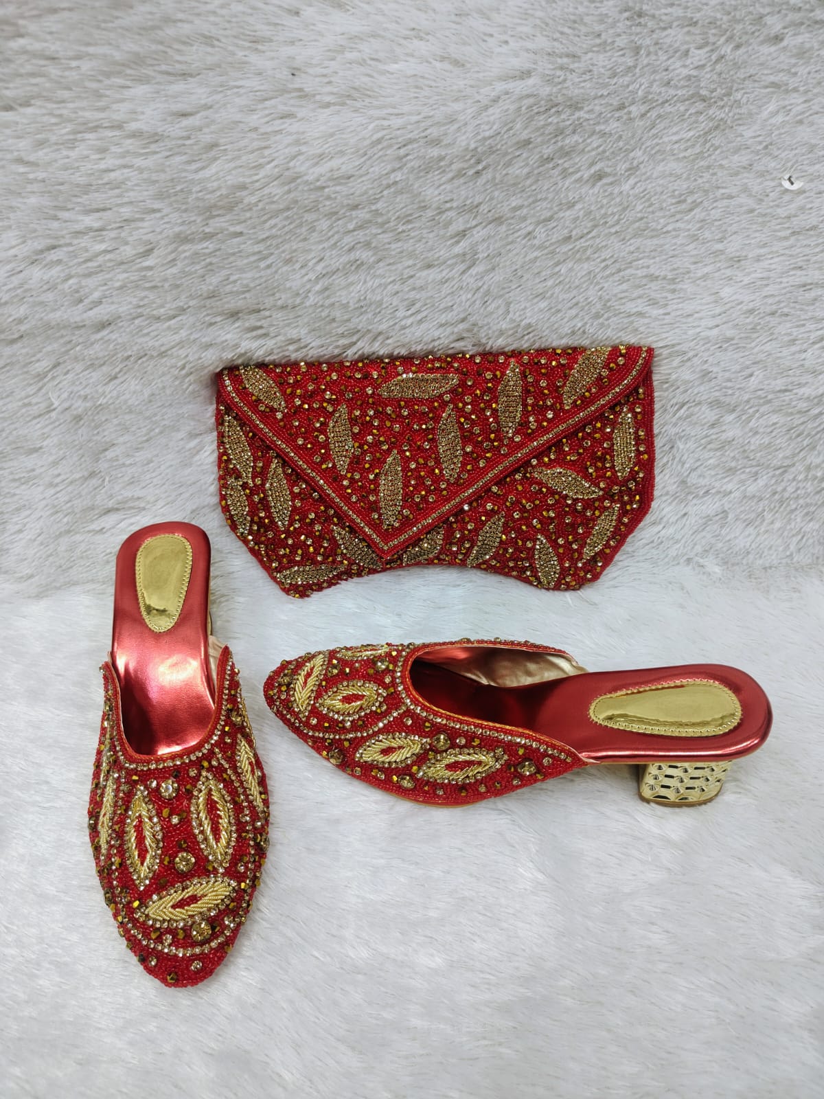Conjunto de tacón y bolso 0007