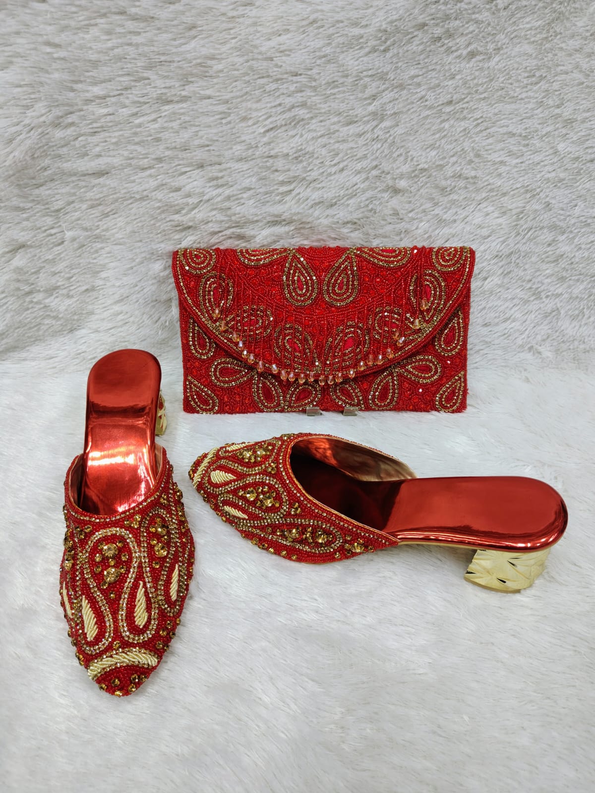 Conjunto de tacón y bolso 0008