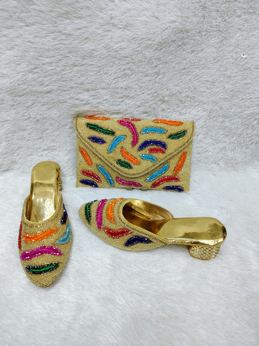 Ensemble talon et pochette 0021