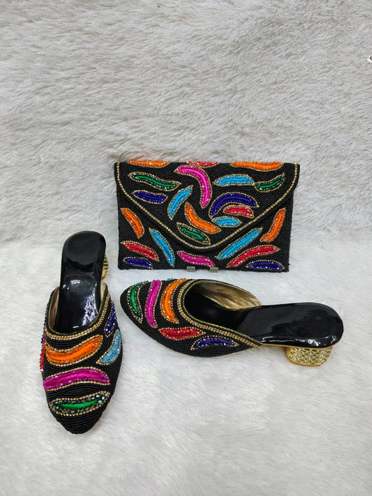 Ensemble talon et pochette 0021