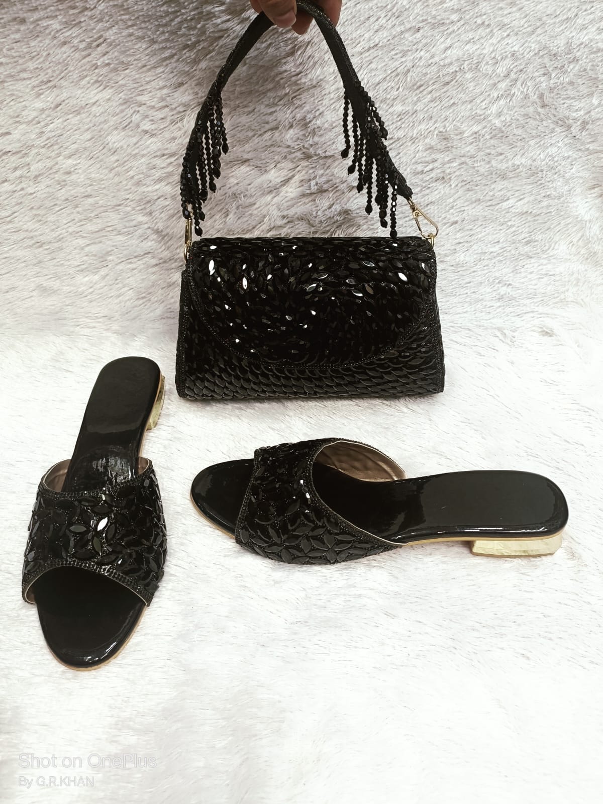 Conjunto de tacón y bolso 0019
