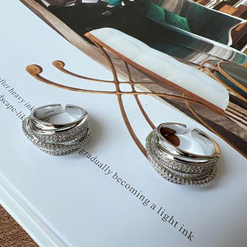 Bague plissée irrégulière, ouverte et ajustable – Bague tendance style punk Y2K pour femmes et hommes, bijou de soirée à la mode