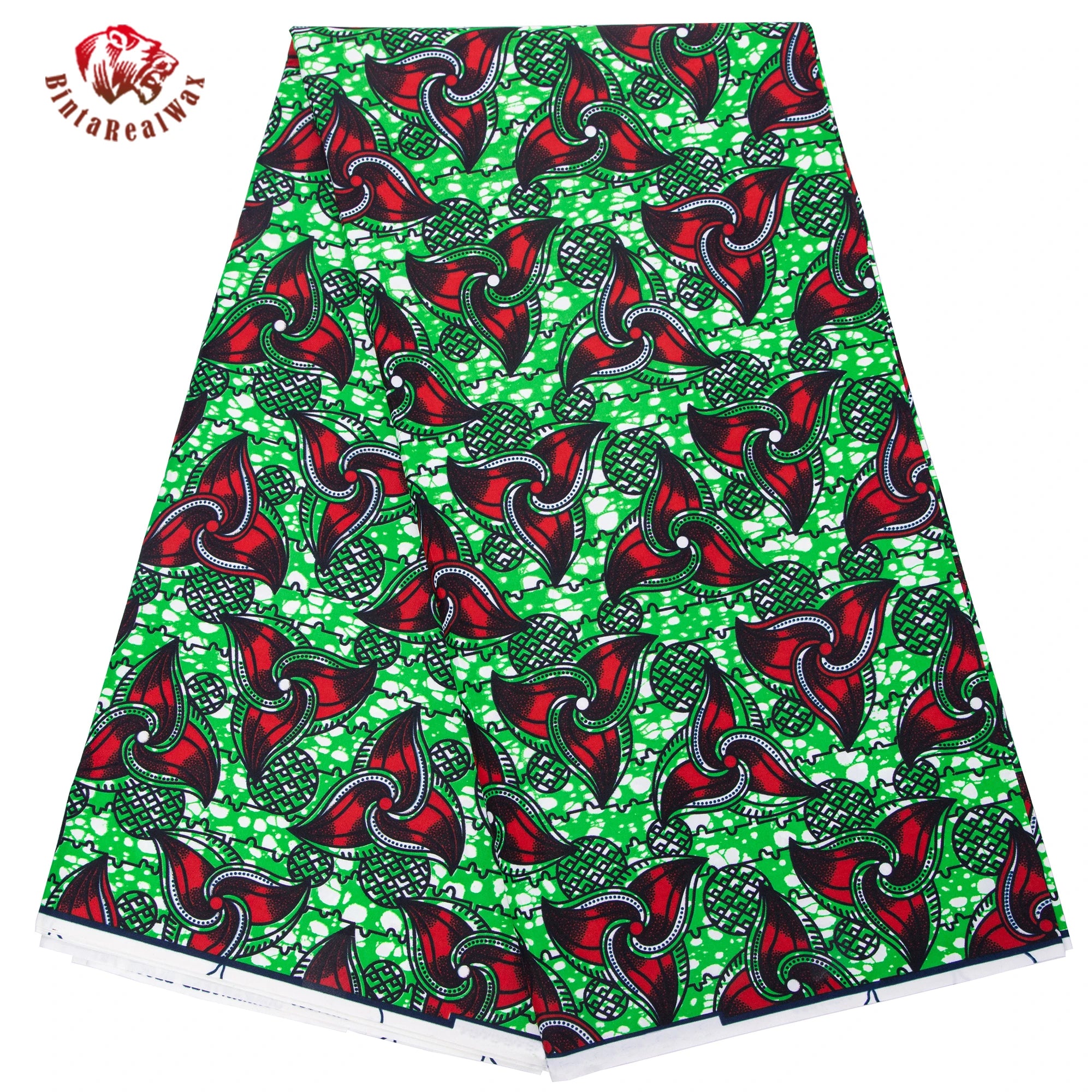 Elariah Ankara Wax Print Fabric – 6 Yards African Batik Polyester Material for Dresses, Sewing & Occasion Wear