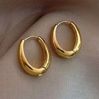 Pendientes geométricos de estilo francés: joyas modernas y llamativas para mujer