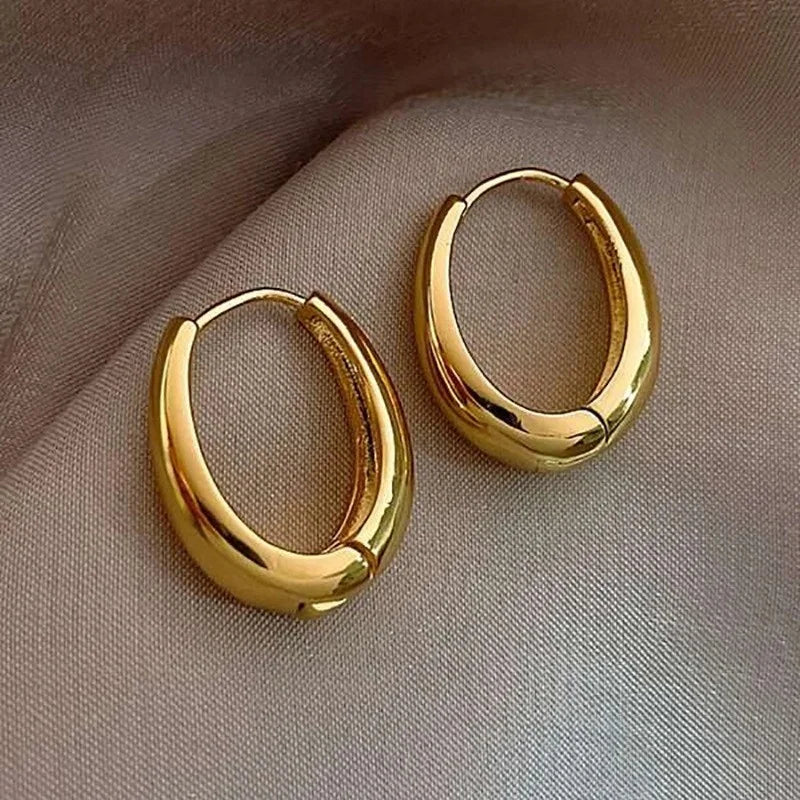 Boucles d'oreilles pendantes géométriques de style français – Bijoux tendance pour femmes