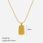 Collier vintage français étoile et lune – Chaîne pendentif céleste en acier inoxydable 316L (unisexe, doré) | ELARIAH