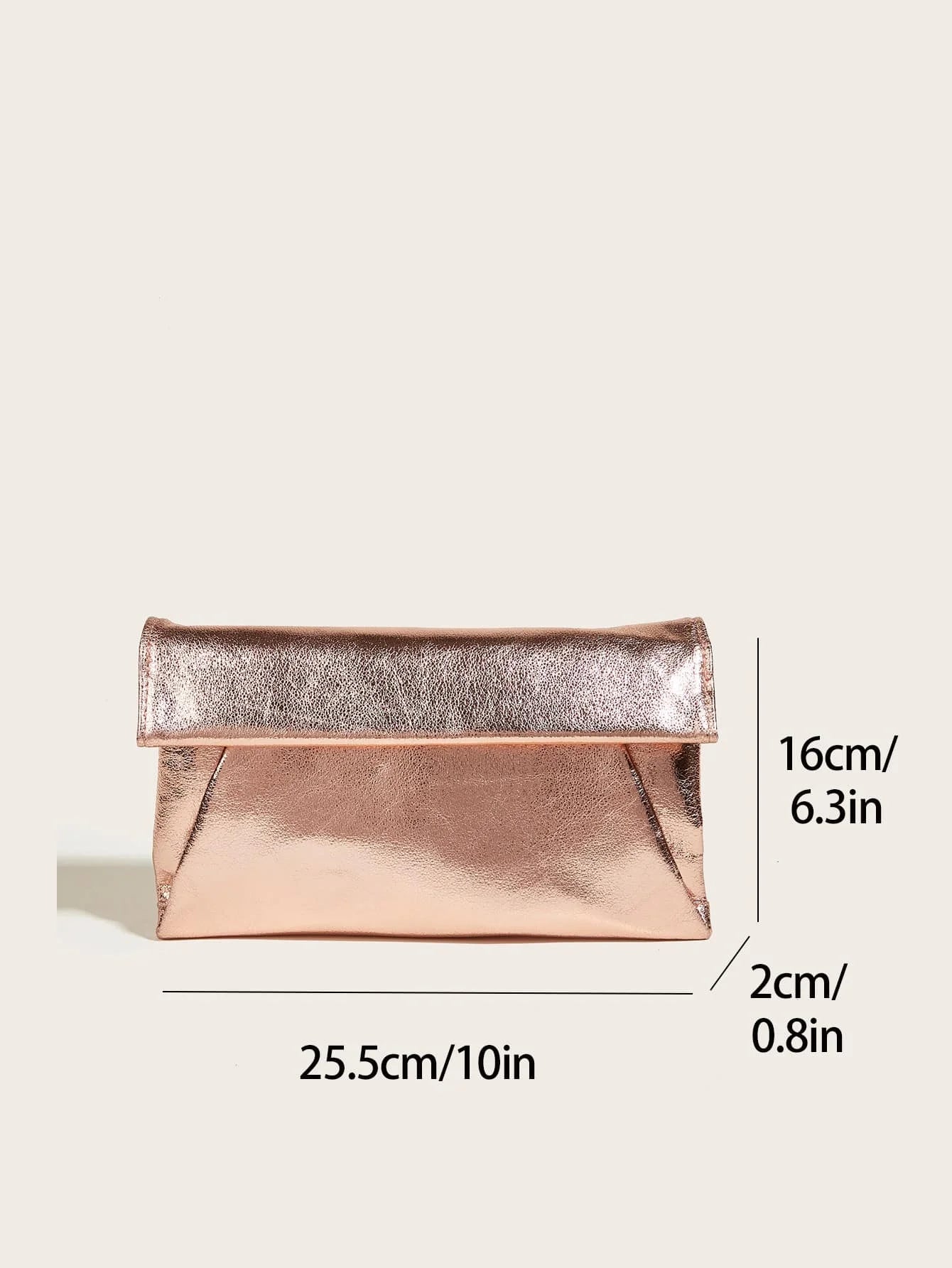 Elariah Women's Sparkle Envelope Clutch Bag – PU Leather Evening Handbag with Shoulder Chain for Weddings, Parties & Special Occasions