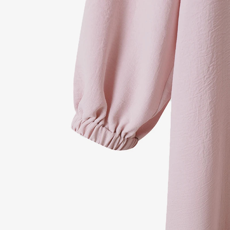 Elariah Modest Co-Ord Abaya Set – Long Sleeve Button Shirt & Wide-Leg Trousers | Casual Islamic Outfit for Women
