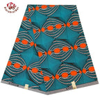 Elariah Ankara Wax Print Fabric – 6 Yards African Batik Polyester Material for Dresses, Sewing & Occasion Wear