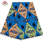 Elariah Ankara Wax Print Fabric – 6 Yards African Batik Polyester Material for Dresses, Sewing & Occasion Wear