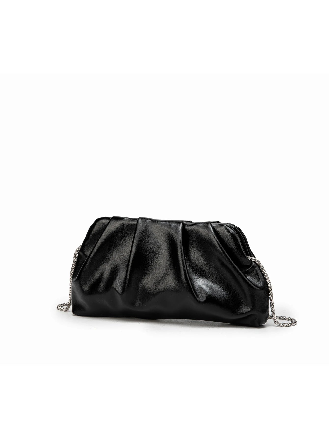Elariah Luxury Chain Shoulder Clutch Bag – Elegant PU Leather Evening Purse for Weddings & Parties