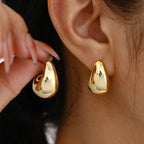 Pendientes geométricos de estilo francés: joyas modernas y llamativas para mujer