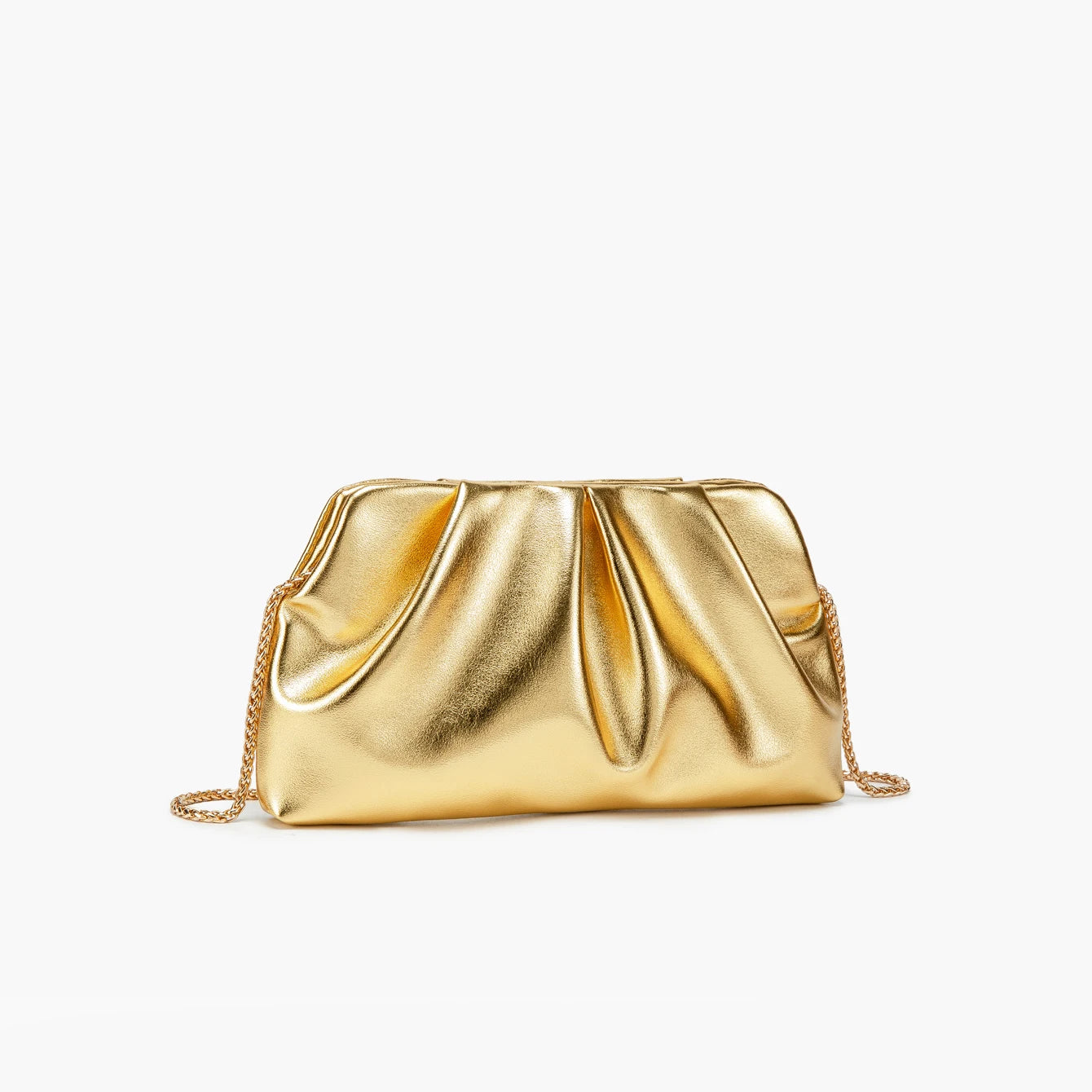 Elariah Luxury Chain Shoulder Clutch Bag – Elegant PU Leather Evening Purse for Weddings & Parties