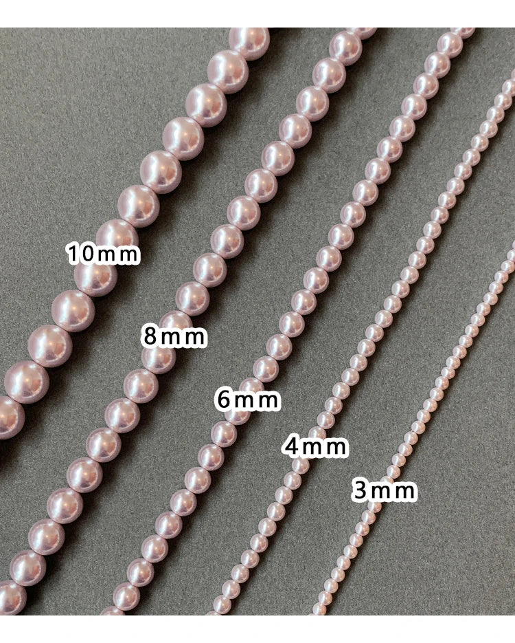 Collier de perles de culture rose et violettes – Élégant collier ras-de-cou plaqué or pour femme