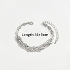 Elariah Rose Gold Plated Twisted Necklace & Bracelet Jewelry Set with Crystal Glass Accents – Elegant Party Gift for Women