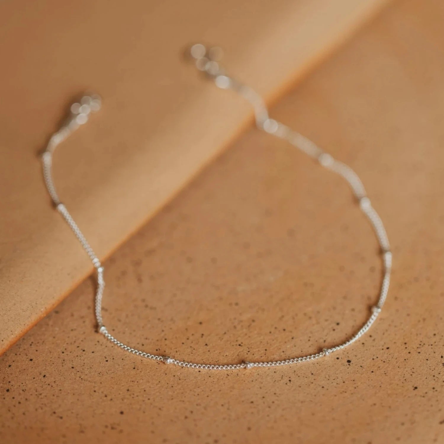 Minimalist Stainless Steel Bead Anklet for Women – Adjustable Gold, Silver & Rose Gold Chain Anklet Bracelet
