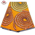 Elariah Ankara Wax Print Fabric – 6 Yards African Batik Polyester Material for Dresses, Sewing & Occasion Wear