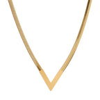 Collier pendentif géométrique en acier inoxydable – Bijou minimaliste unisexe pour hommes et femmes