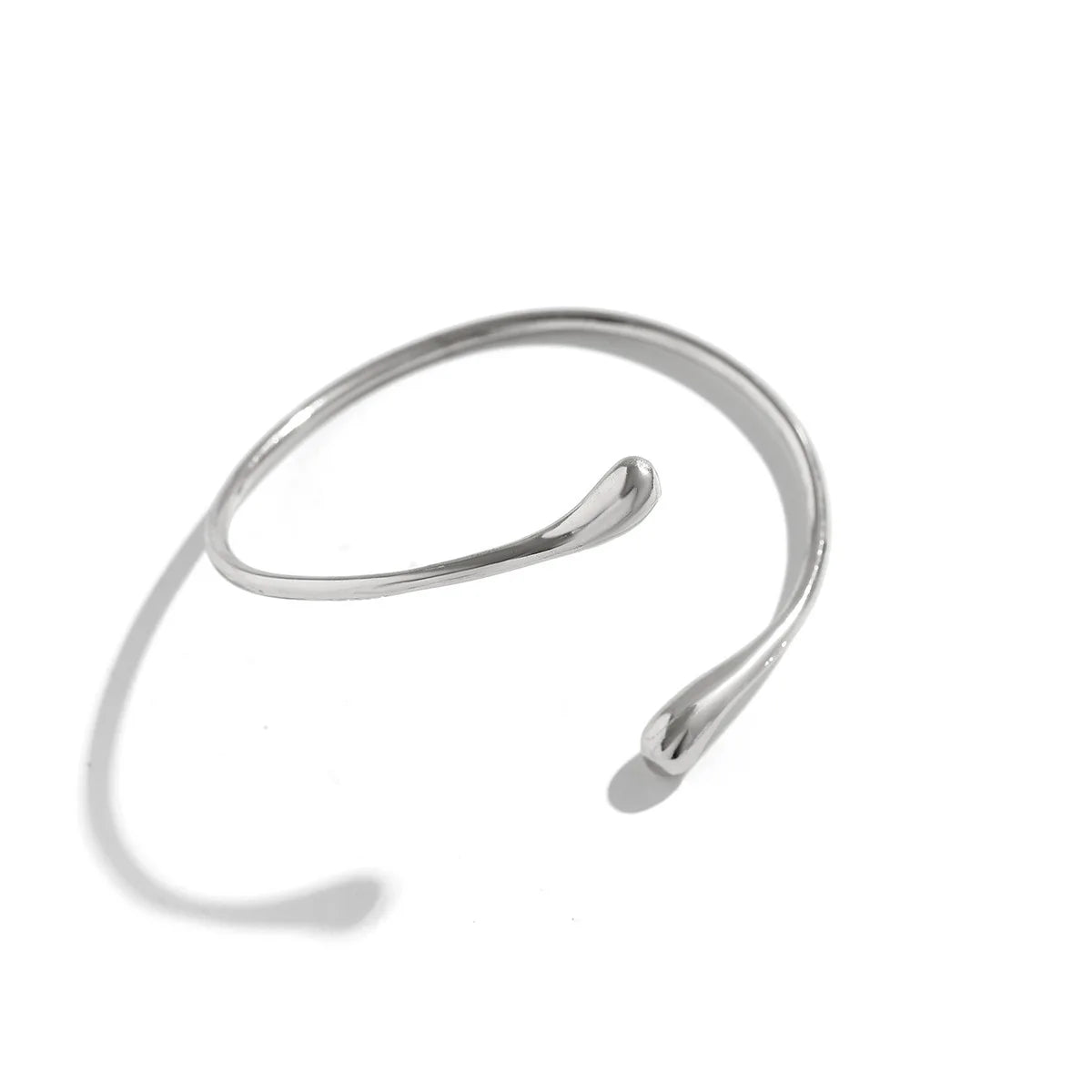 Pulsera geométrica vintage con forma de gota de agua para el brazo superior: brazalete ajustable para mujer