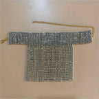 Bracelet de cheville à pampilles et strass pour femme – Bracelet de cheville à chaîne en cristal étincelant, bijou de pied élégant pour les fêtes et les mariages