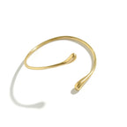 Pulsera geométrica vintage con forma de gota de agua para el brazo superior: brazalete ajustable para mujer