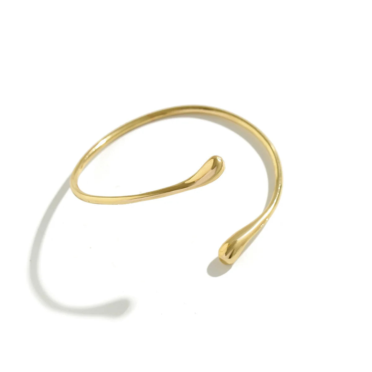 Pulsera geométrica vintage con forma de gota de agua para el brazo superior: brazalete ajustable para mujer