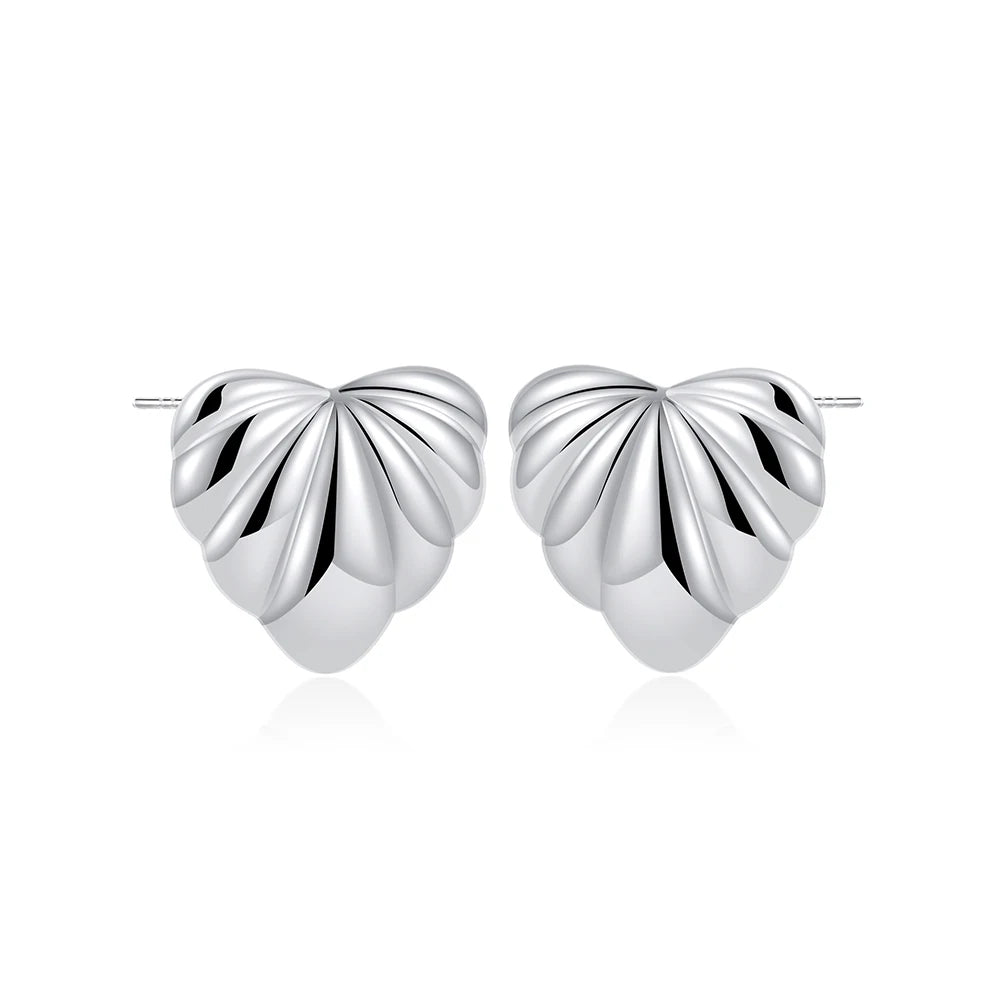 Boucles d'oreilles pendantes à nœuds multicouches en acier inoxydable plaqué or 18 carats pour femmes – Boucles d'oreilles rondes texturées et tendance