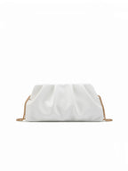 Elariah Luxury Chain Shoulder Clutch Bag – Elegant PU Leather Evening Purse for Weddings & Parties