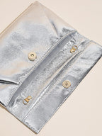 Elariah Women's Sparkle Envelope Clutch Bag – PU Leather Evening Handbag with Shoulder Chain for Weddings, Parties & Special Occasions
