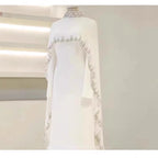 Elariah Embroidered Modest Abaya Dress for Women – Elegant Long Sleeve Kaftan Maxi Dress for Eid, Ramadan & Special Occasions