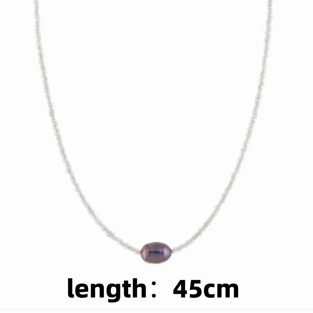 Collier de perles d'eau douce artistique et rétro – Pendentif bohème fait main