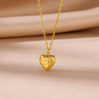 Collar geométrico con colgante de girasol: cadena de acero inoxidable para clavícula para mujer