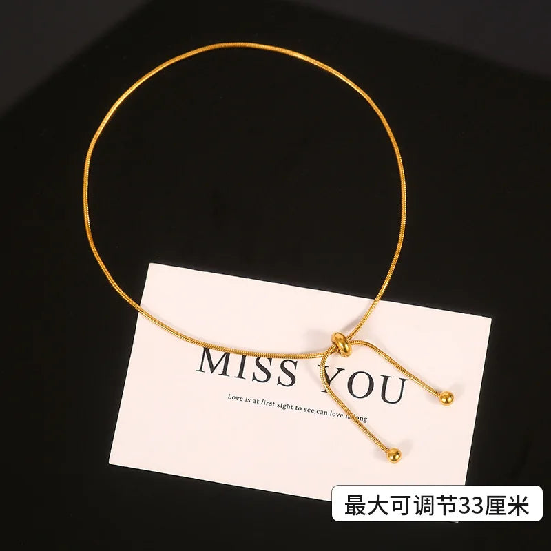 Gold Stainless Steel Cuban Curb Chain Anklet for Women – Adjustable Trendy Beach Anklet Bracelet