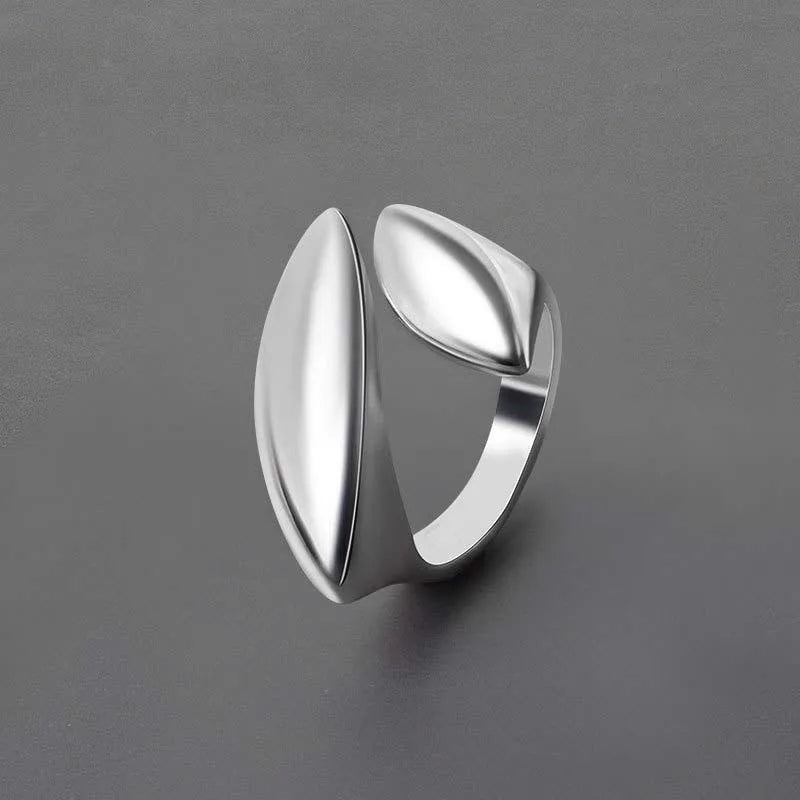 3-Piece Gold Plated Geometric Open Ring Set – Chunky, Irregular & Trendy Statement Rings for Women