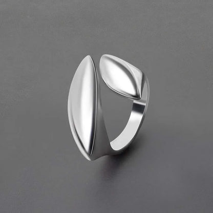 3-Piece Gold Plated Geometric Open Ring Set – Chunky, Irregular & Trendy Statement Rings for Women