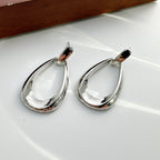 Pendientes geométricos de estilo francés: joyas modernas y llamativas para mujer