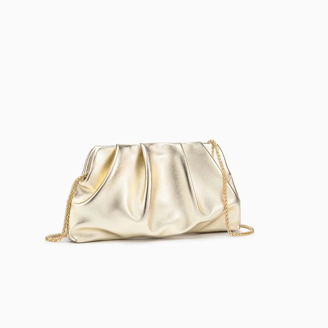 Elariah Luxury Chain Shoulder Clutch Bag – Elegant PU Leather Evening Purse for Weddings & Parties