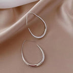 Pendientes geométricos de estilo francés: joyas modernas y llamativas para mujer