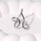 Elariah 14K Gold Plated Stainless Steel Geometric Cocktail Ring – Bold Statement Party Ring for Women