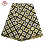 Elariah Ankara Wax Print Fabric – 6 Yards African Batik Polyester Material for Dresses, Sewing & Occasion Wear